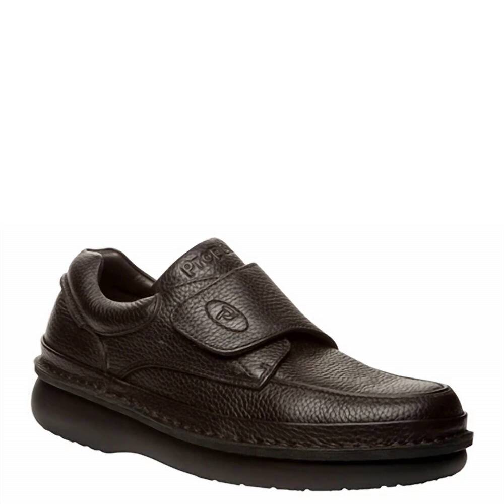 NEW PROPET men's scandia strap shoe in dark brown